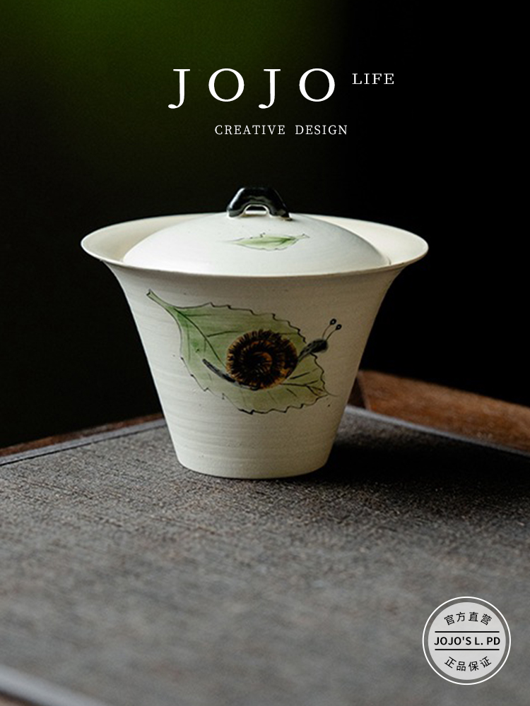 Jojo's L. Pd. Abdomen. Tureen Shanding Hand Painted Misty Wind Pink Tea Set Hand-Held Cup | Body Belly