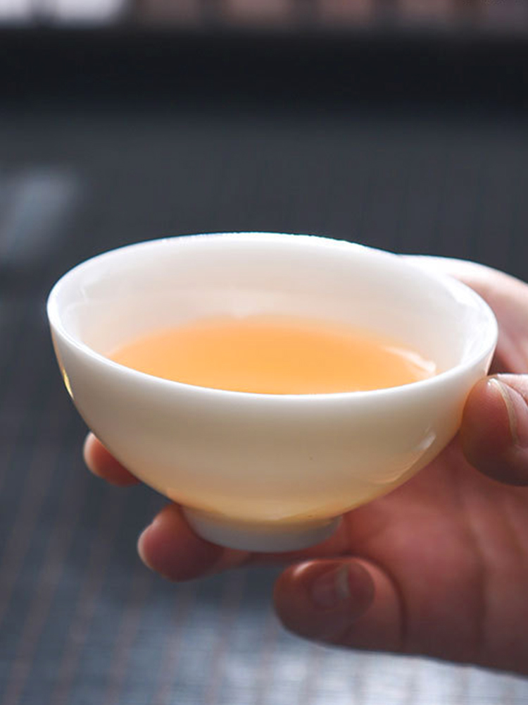 Jojo's L. Pd. Ziquan Jian. Dehua White Jade White Porcelain Small Teacup Master Cup Ceramics | Occupy