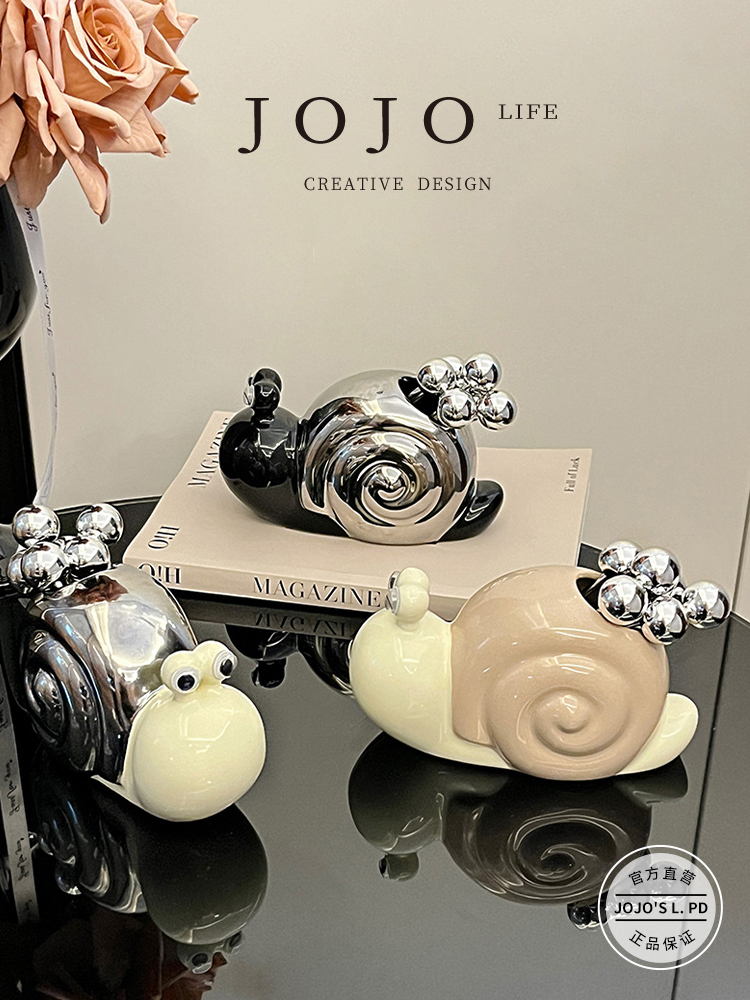 Jojo's L. Pd. TOPIC. Cartoon Snail Fruit Fork Set Household Desserts Cake Fork | Topic