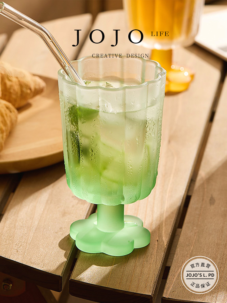 Jojo's L. Pd. XPT. Short Feet Cocktail Glass Medieval Color Good-looking Ice Cream Cup | Expert