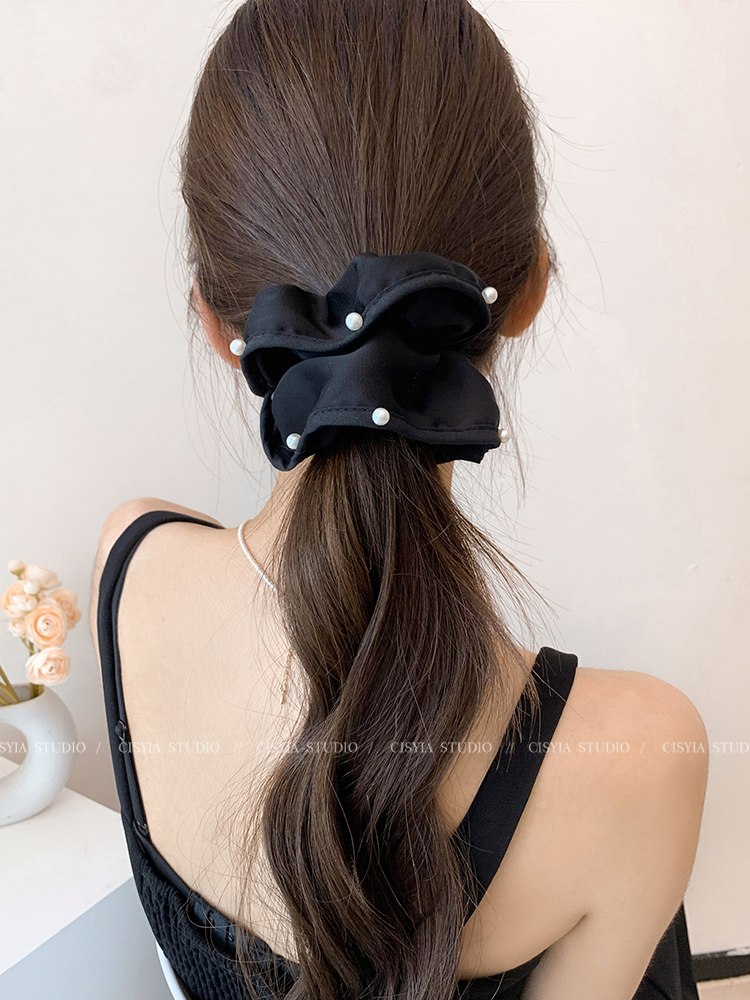 Pearl Hair Ring Hair Accessories New Arrival Durable Tie-up Hair Head Rope 2025 New Arrival Internet Hot Fancy Korean Style Headdress