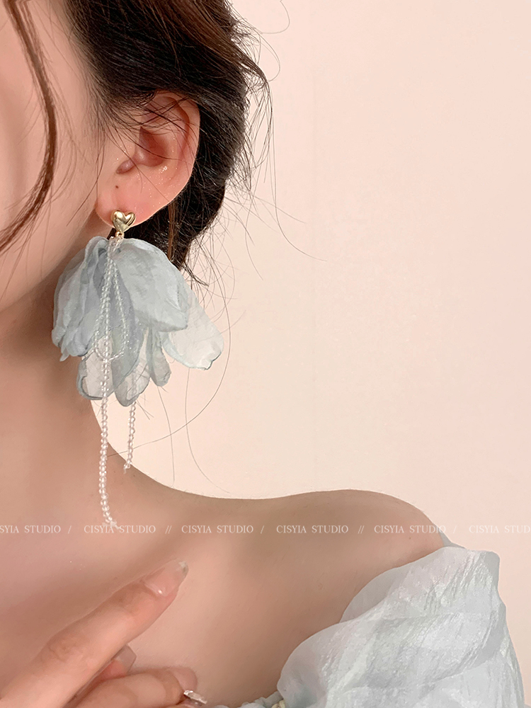 Tassel Earrings Best Selling Dignified Sense of Design Spring Flowers