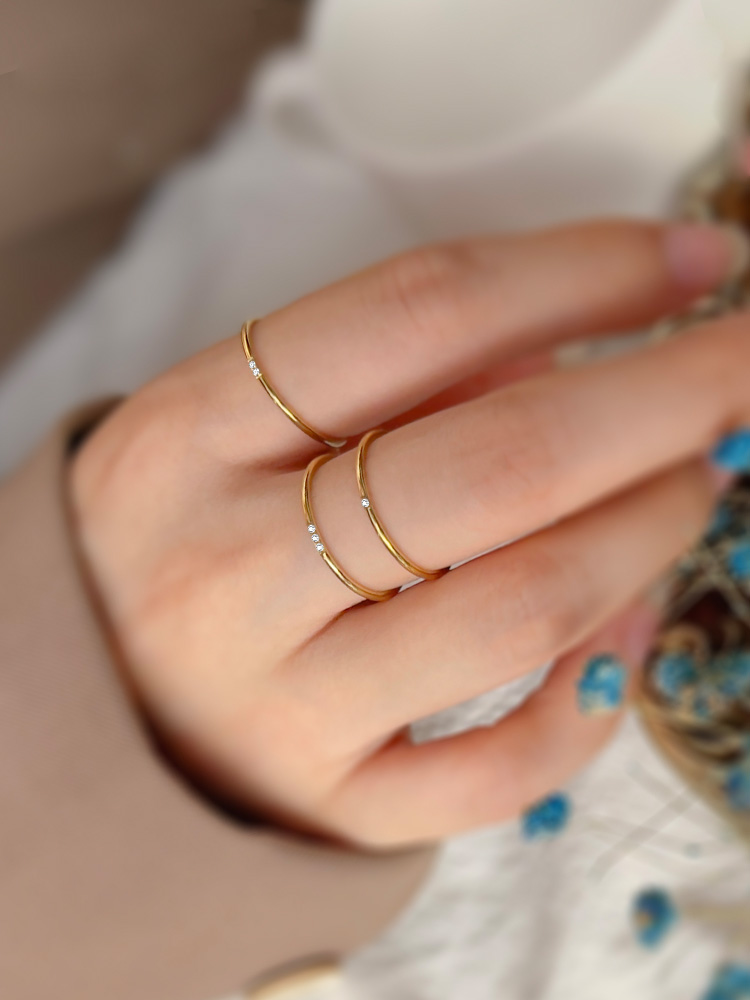 Accessible Luxury Extremely Fine Female Girlfriends Best Selling Micro Inlaid Zircon Diamond in the Debris