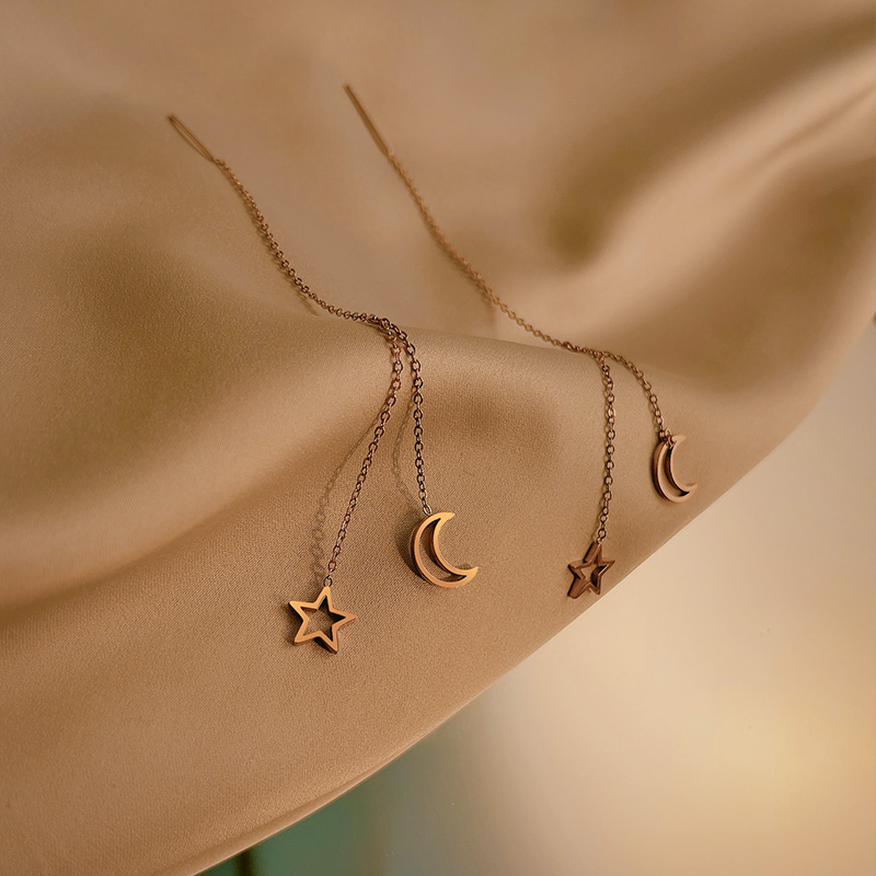 Xingyue Stylish Titanium Steel No Fading Student Jewelry Hanging Earrings