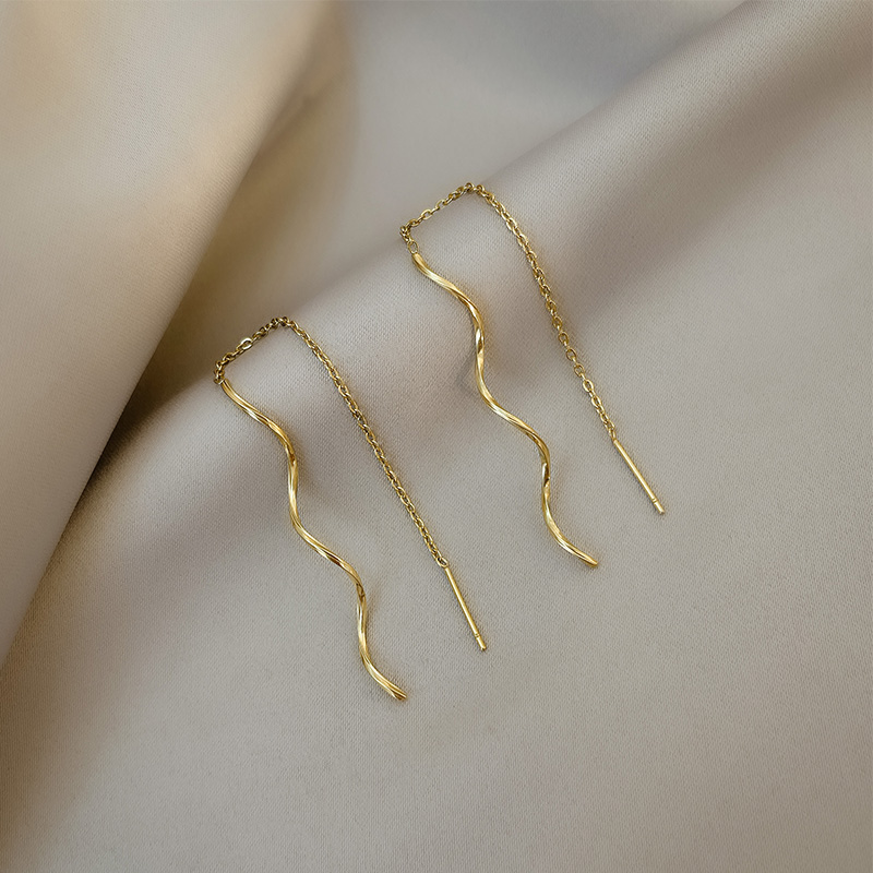 Wave Face Slimming Graceful and Fashionable Clear Student Choker