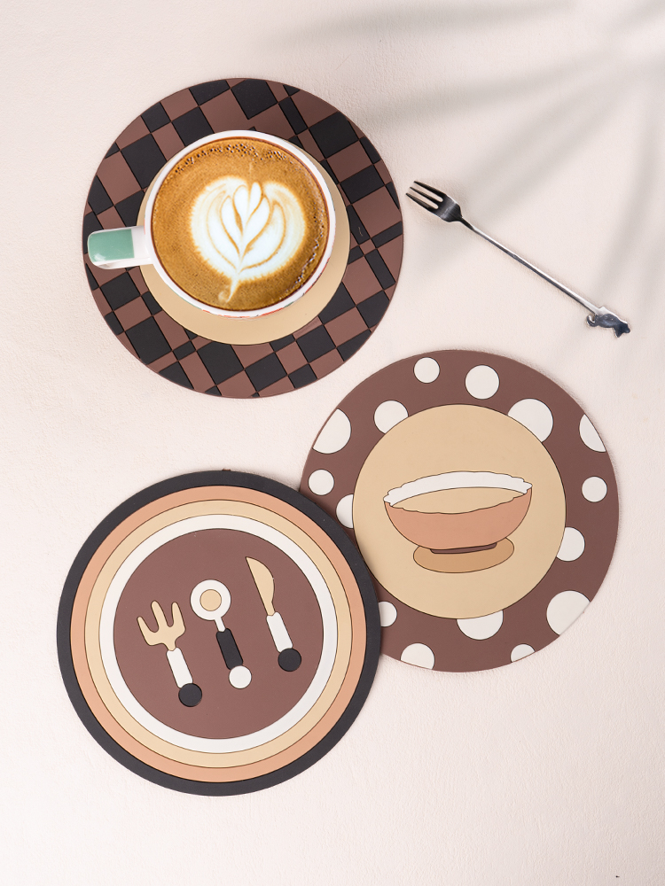 Heat Proof Mat Dining Table Cushion Anti-Scald Placemat For Home Cushion Bowl Mat Dish Mat Plate Vegetable Mat Pot Mat Coaster Ins Style