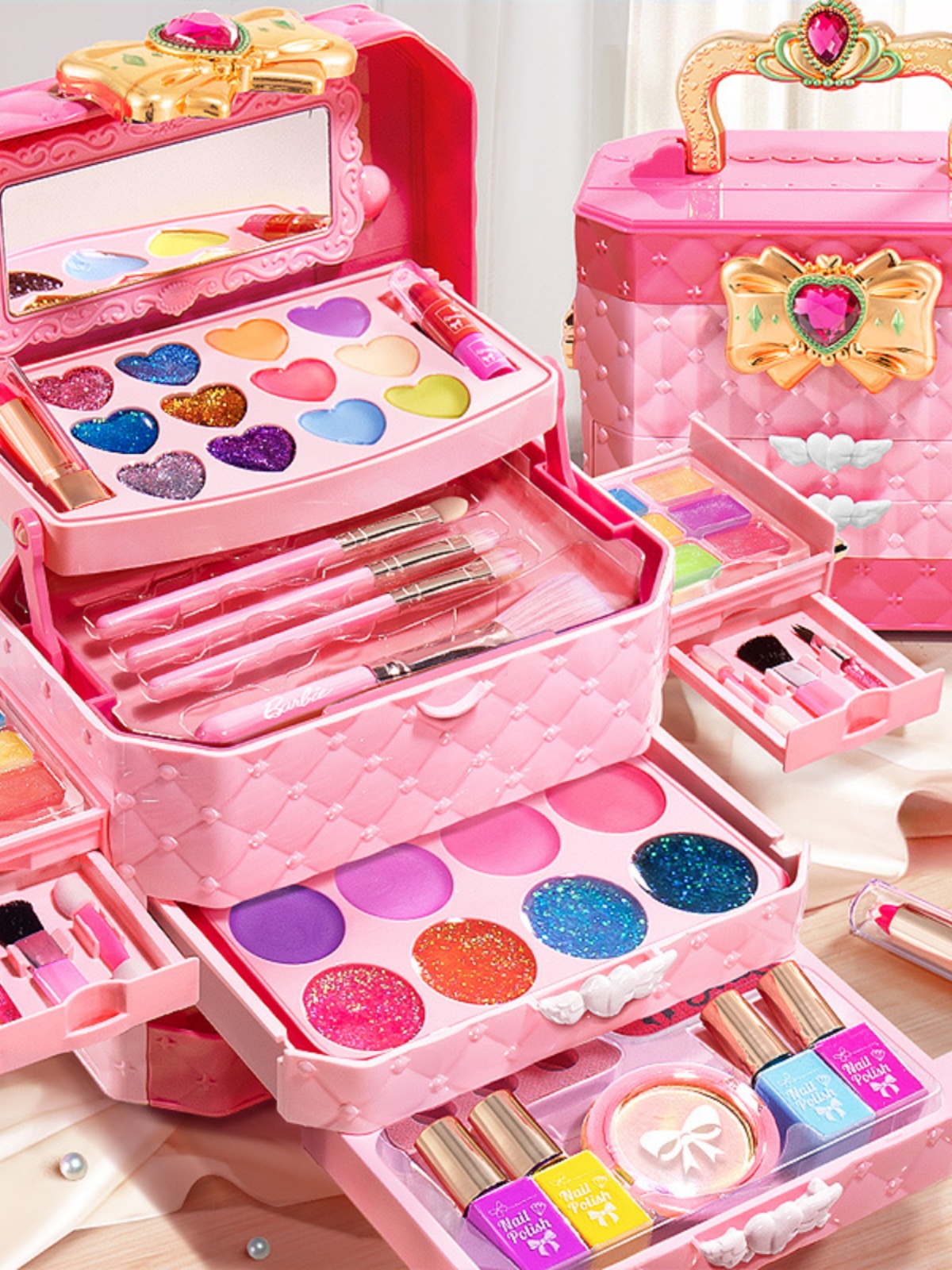 Kids Birthday Gift Toy 3-8 Years Old Girl Handmade DIY BBGZ Magic Suitcase Dresser Gift Box