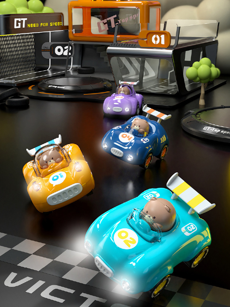 Large Toy Car Light Inertia Warrior Cartoon Car Suit Car Child Baby 1-3 Years Old Drop-Resistant
