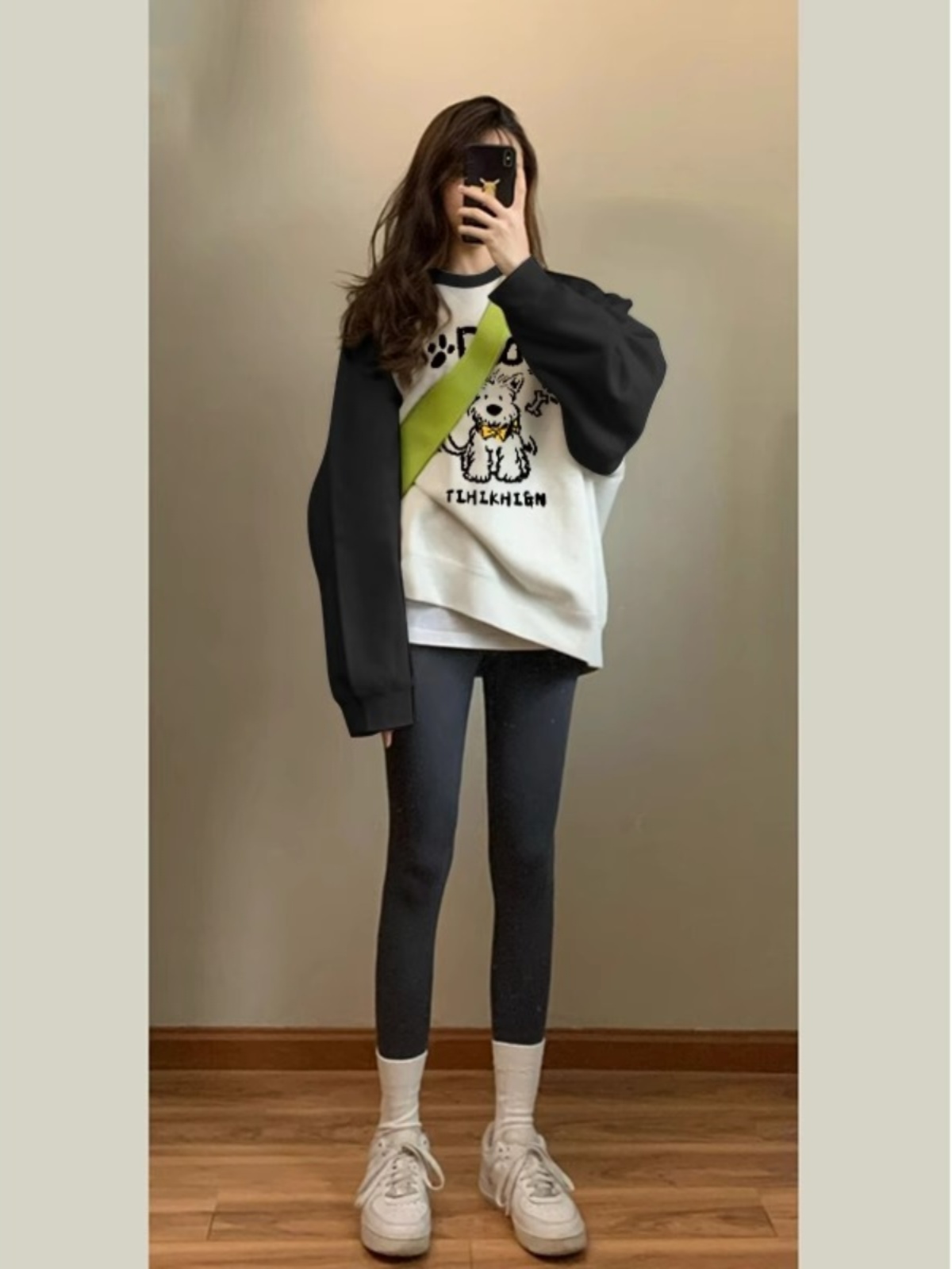 American Raglan round Neck Sweatshirt Women's Spring & Fall 2025 New Arrival Best Selling Small Idle Style Heavy Weight Long Sleeves Tops