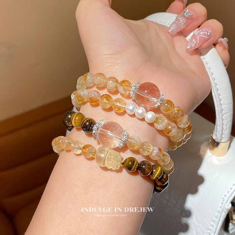 New Chinese Style Ball Beaded Bracelet for Women 2025 New Arrival Light Luxury Minority Exquisite Bracelet Stackable Girlfriends Bracelet