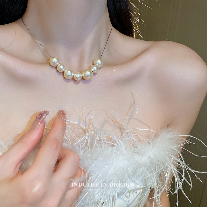 Drejew Minimalist Niche Style Clavicle Chain Female Stylish Design Necklace Japanese and Korean 2025 New Arrival Hot Selling Necklace Female Summer