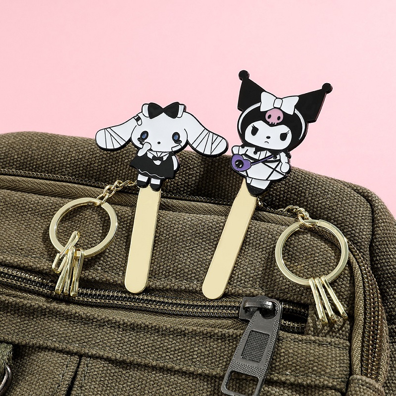 Sanrio Bag Clip Keychain New Cartoon Metal Anti-Lost Clip Belt Clip Anti-Lost Backpack Creative Accessories Clip