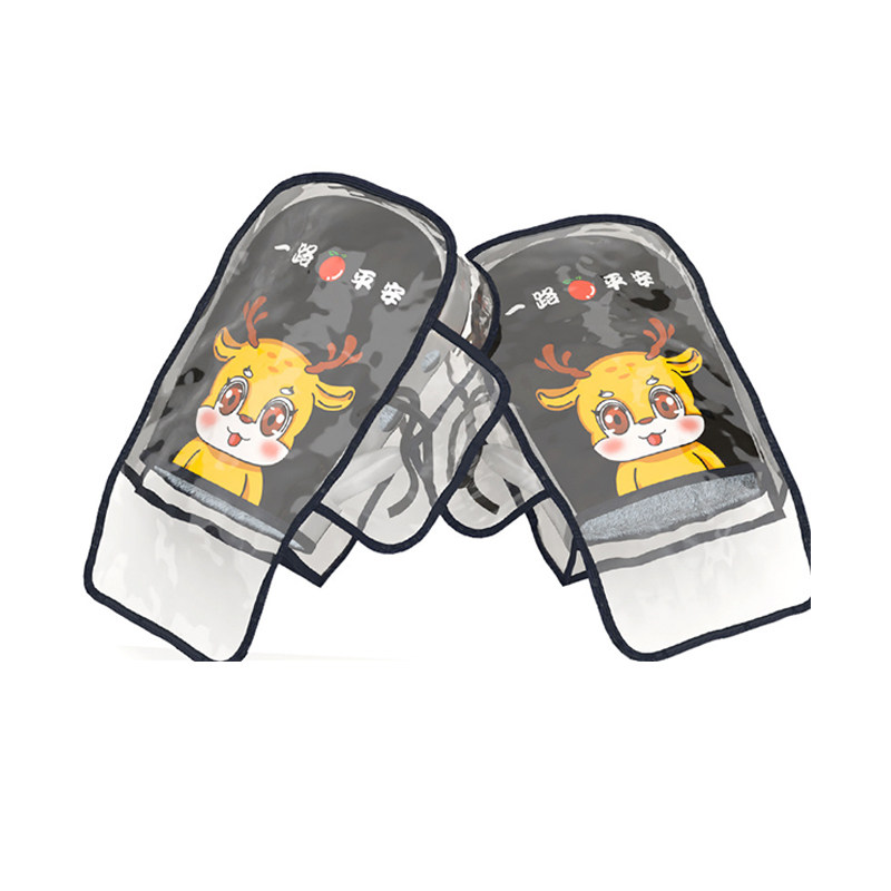 Electric Car Waterproof Cover Handle Gloves Motorcycle Handle Grip Winter Windshield Heattech Fleece-lined Thickened Men and Women Hand Guard