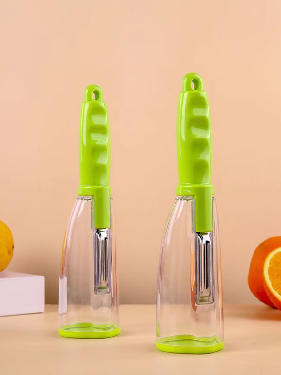 Fruit & Vegetable Peeler with Collection and Storage Type Beam Knife Device Multifunctional Storage Fruit Cutting Supplies For Home Storage Type