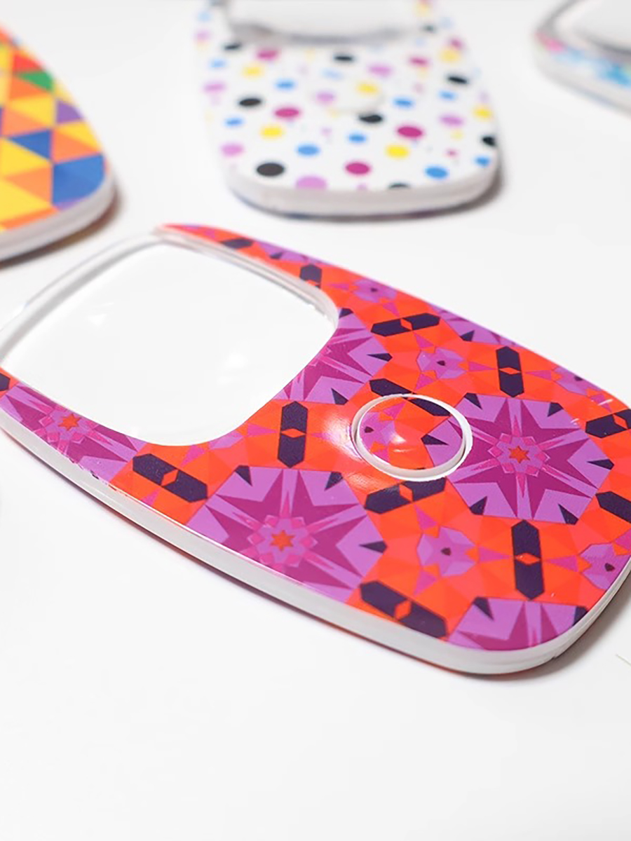 HD LED Print Handheld 5 Times Magnifying Glass with Light