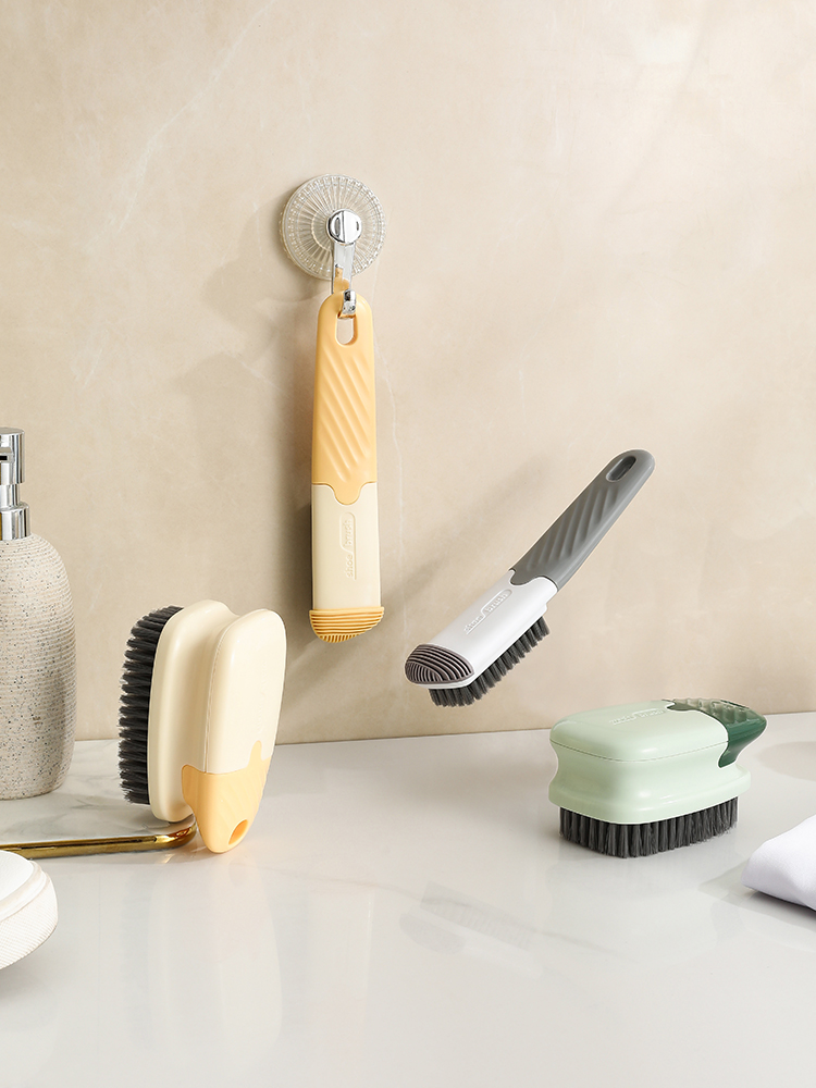 Two-in-One Dual-Purpose Shoe Brush Decontamination Cleaning Appliance Long Handle Brush Shoe Tool Cleaning Brush For Home Laundry Marvelous Shoes Cleaning Agent