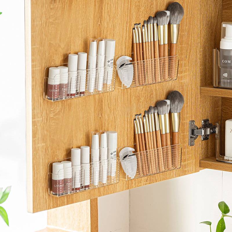 Mirror Cabinet Compartment Storage Box Drawer Cosmetic Mask Lipstick Storage Rack Desktop Bathroom Washstand