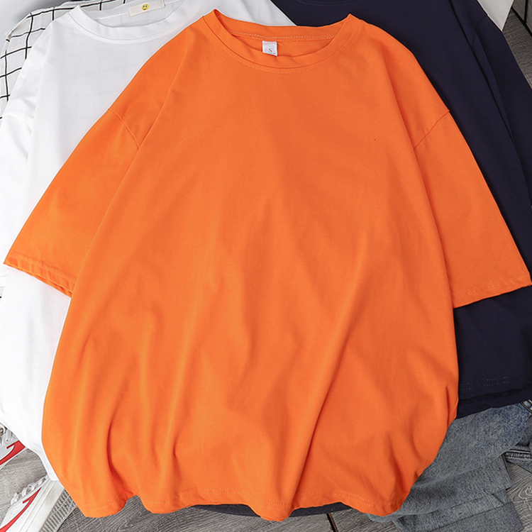 Extra Large 120.15kg 00 Solid T-shirt Women Loose Slimming Chubby Girl Summer Clothing 100.00kg plus Size plus Size Half Sleeve Top