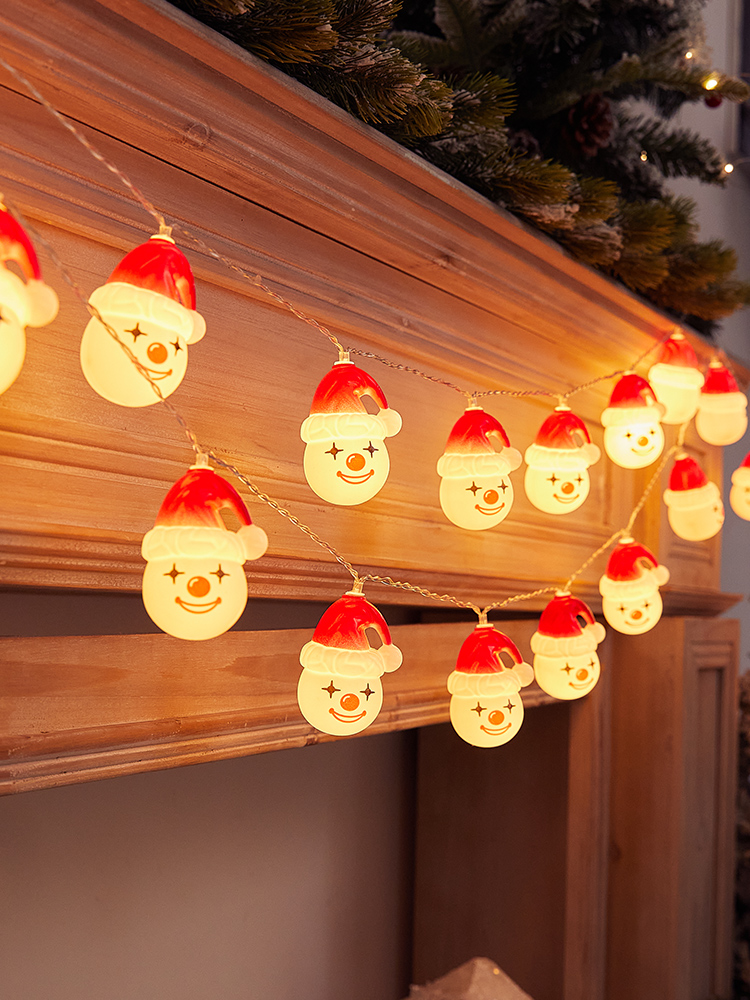 Christmas Decoration Supplies Snowman Creative Clown Lighting Chain Christmas Tree Pendant Window Shopping Mall Hanging Decoration Scene Layout