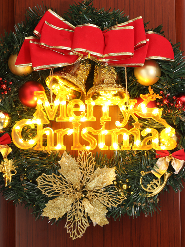 Christmas Decoration Pendant Garland Door Hanging Fence Decoration Set Atmosphere Scene Layout Photo Props Hanging Ornaments