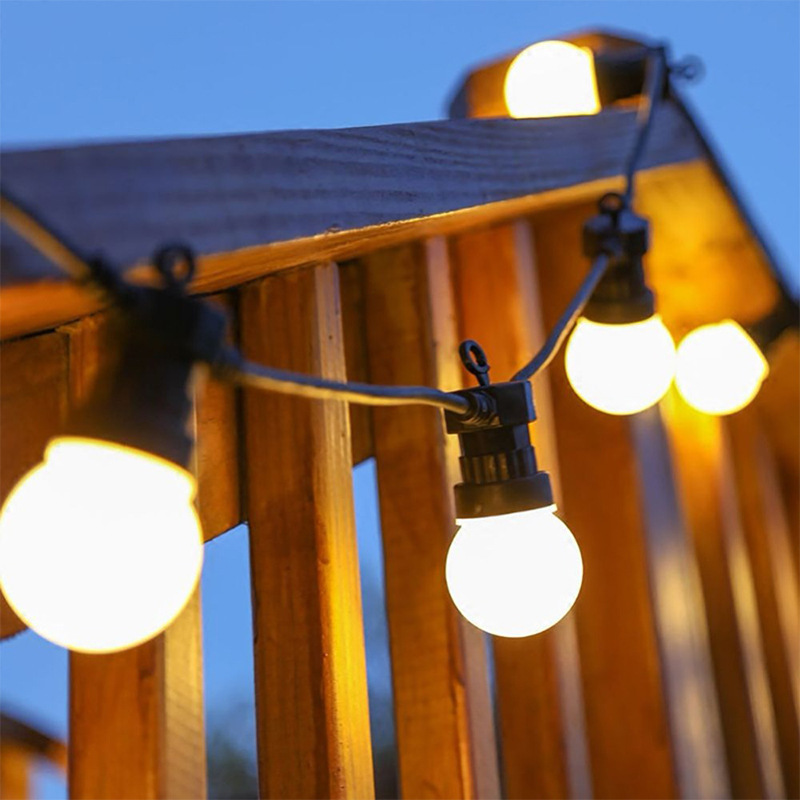 LED Colored Lamp Flashing Light String Light Starry Balcony Outdoor Waterproof Holiday Layout Courtyard Decorative Lights G50 Tent Light