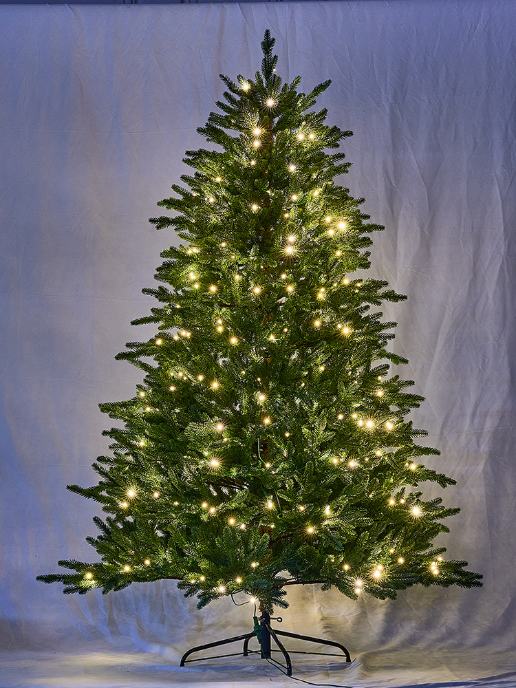 Pure PE Christmas Tree Encryption Luminous Show Window Decoration Classy Imitative Tree Stereo Scene Arrangement Decoration Photo Props