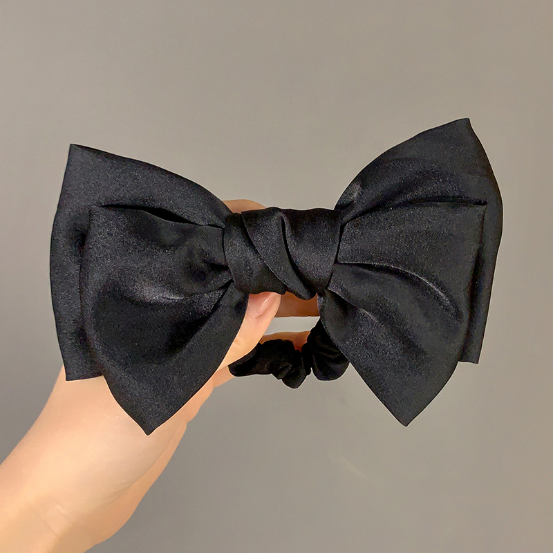 Escape Princess Bowknot Headband French Small Intestine Hair Band High Elastic Durable Rubber Band Girls Hair Rope Headdress