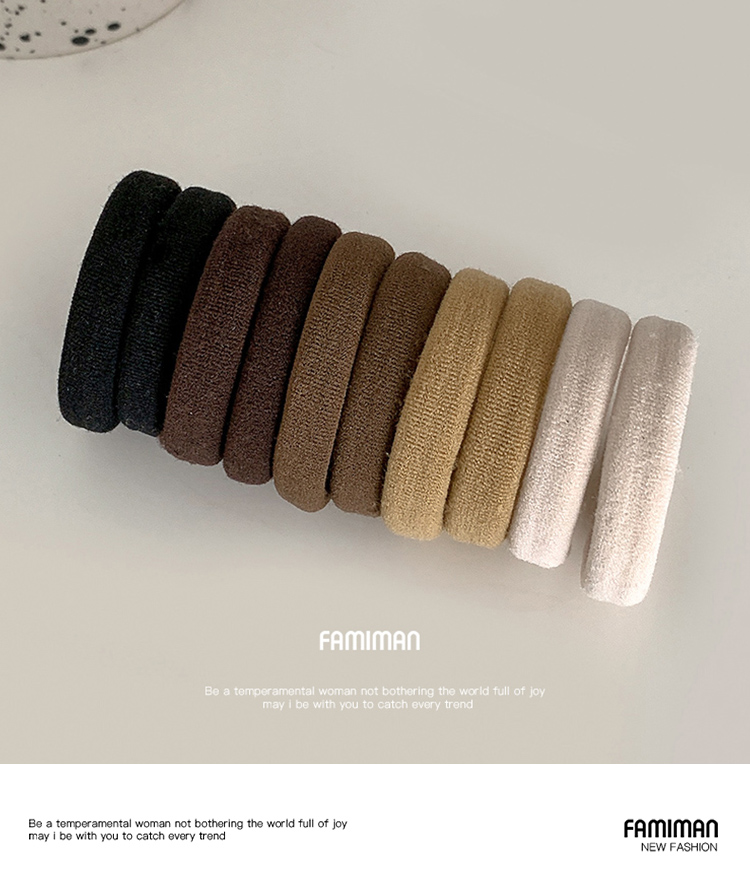 Durable High Elastic Hair Ties with Luxury Case