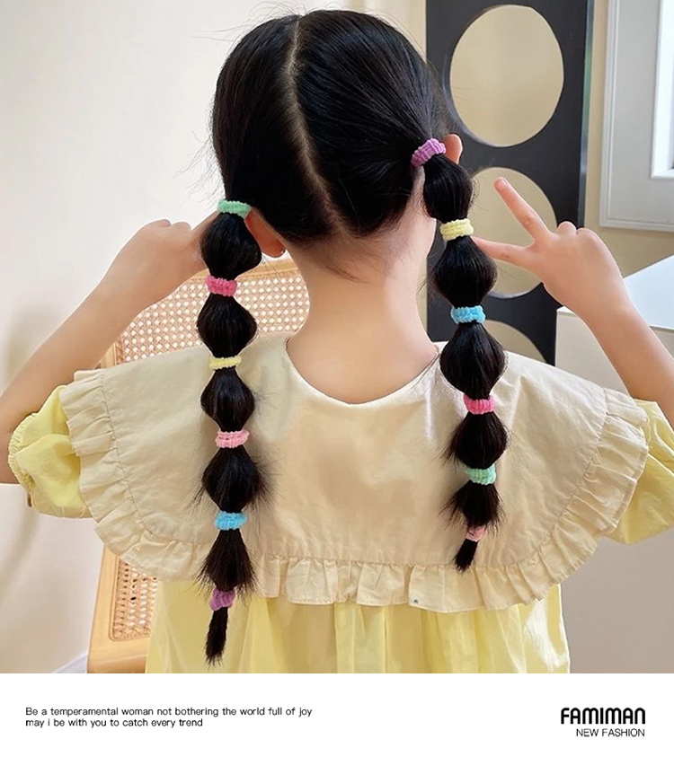 Durable Seamless Hair Bands for Kids