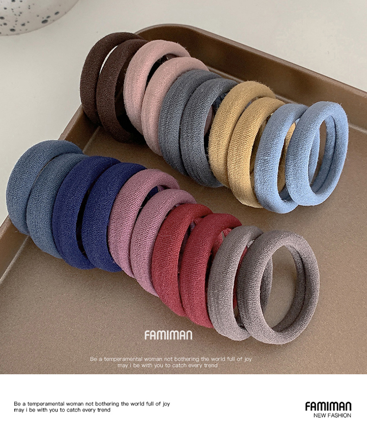 Durable High Elastic Hair Ties with Luxury Case