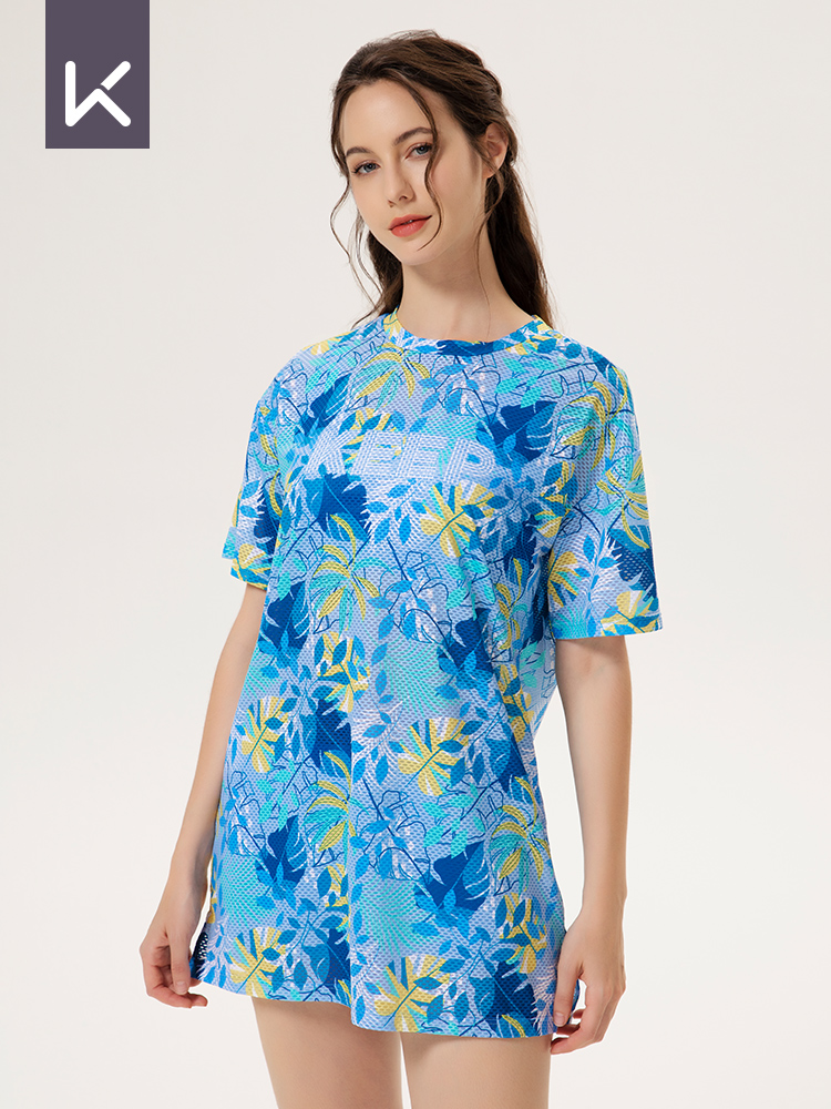 Keep Swimsuit Women's 2025 New Arrival Summer Separates Three-Piece Conservative Professional Covering Belly Thin Plus Size Plus Size Ladies Swimsuit
