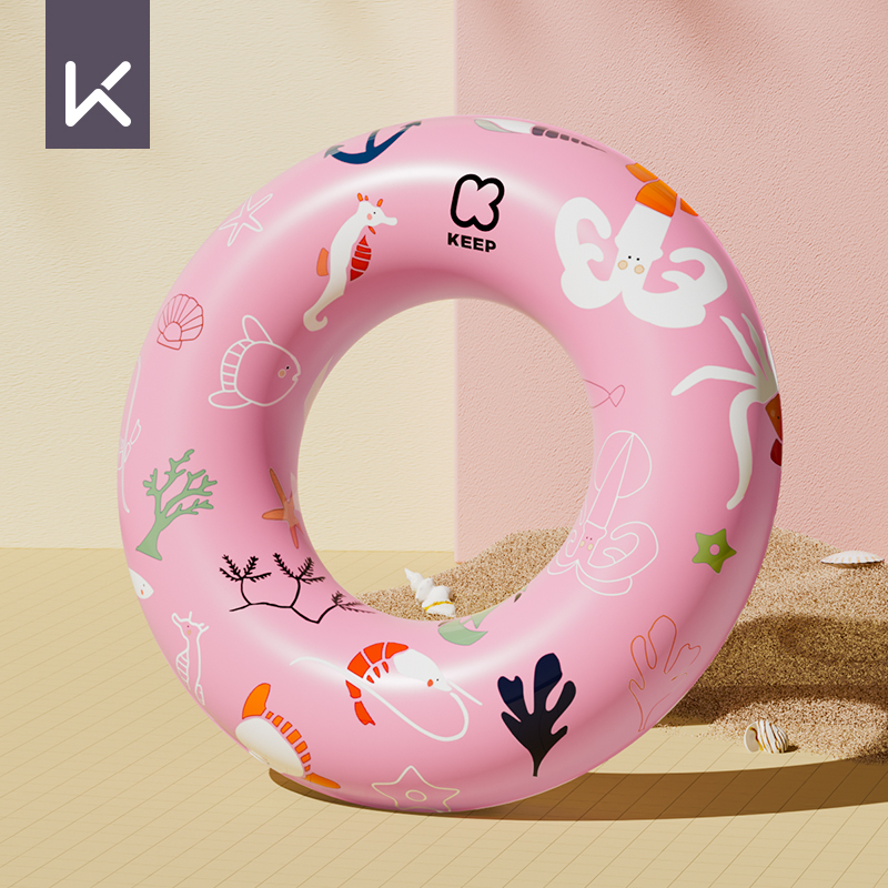 Keep Swimming Ring Kids Boys and Girls over 3 Years Old Baby Child Anti-Rollover Thickened Life Buoy Swimming Equipment