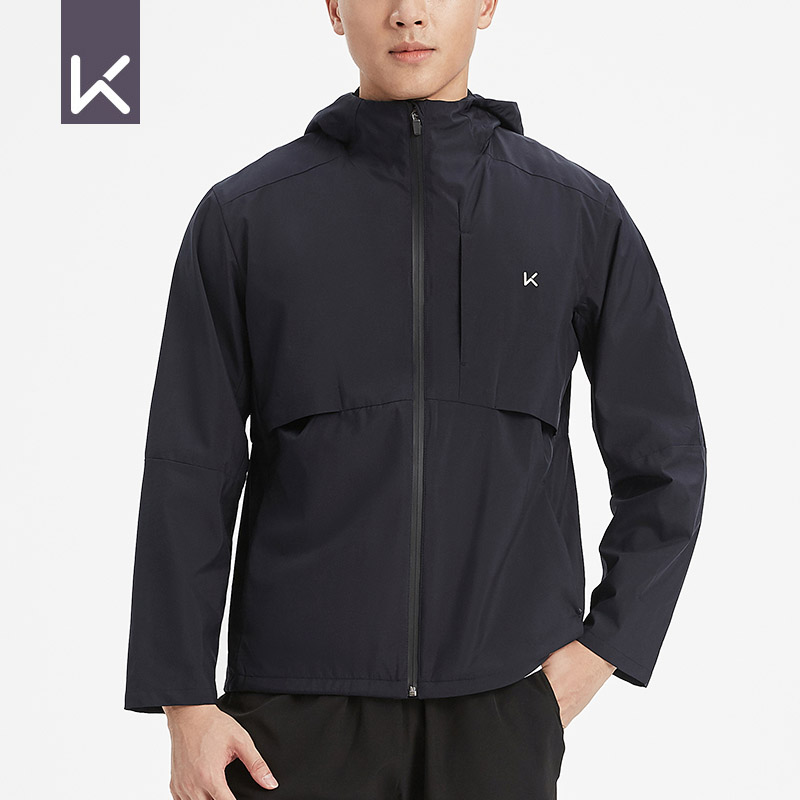 Keep New Men's Coat Waterproof Sports Jacket Running Training Hooded Jacket Windcheater Spring & Fall