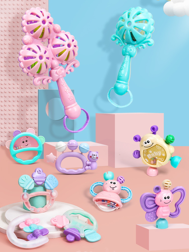 Baby Rattle Toys Newborn 0 1 Year Old 2 Baby 3 Grip Training 6 Months Toddler 7 Puzzle 8 Early Education 9