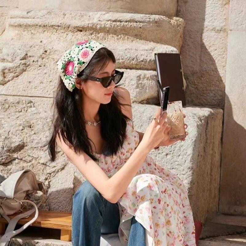 Sweet Cute Travel Hook Flower Hair Band Sexy Headscarf