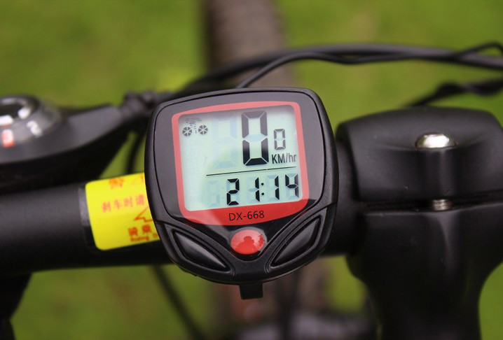 Waterproof Bicycle Odometer with Large Display