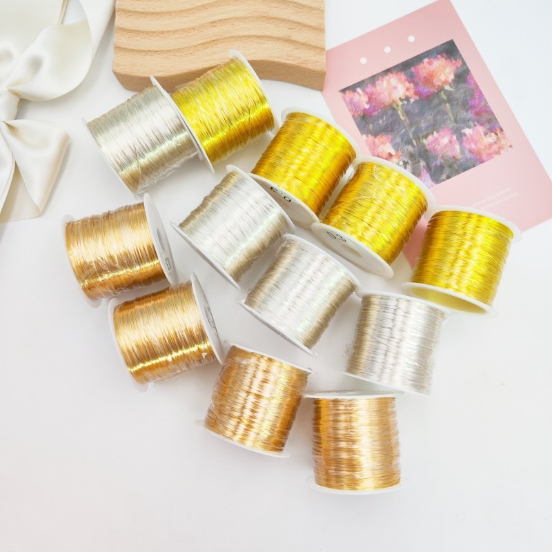 Color Retention Copper Wire Copper Wire Non-Fading Non-Oxidation Handmade Ancient Style DIY Hair Accessories DIY Ornament Wrapped Flowers Tied Flowers