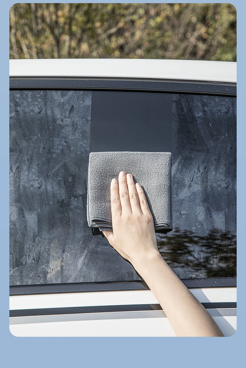 Premium Lint-Free Car Wash Towel - Double-Sided