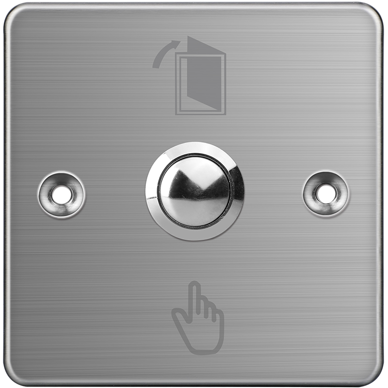 86 Type Reset Access Switch Community Hotel Building Door Switch Door Stainless Steel Normally Open Digital Access Control Button