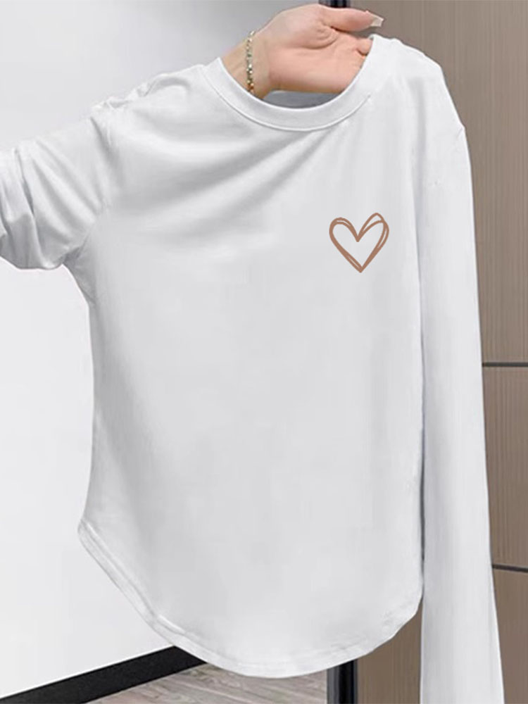 Sexy Fashion Slim Looking Shoulder Long Sleeves T-Shirt Women's 2025 Autumn New round Neck Silm Bottoming Shirt Inner Wear Blouse