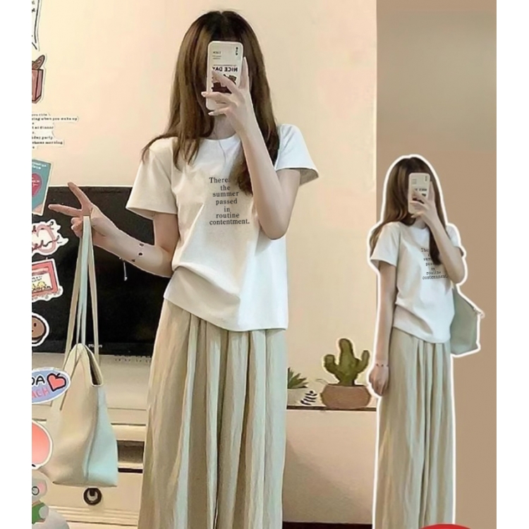 Shoulder Short Sleeve T-Shirt Women's Summer New Design Sense Loose Slimming Cotton Small Short Tops Age-Reducing Fashion
