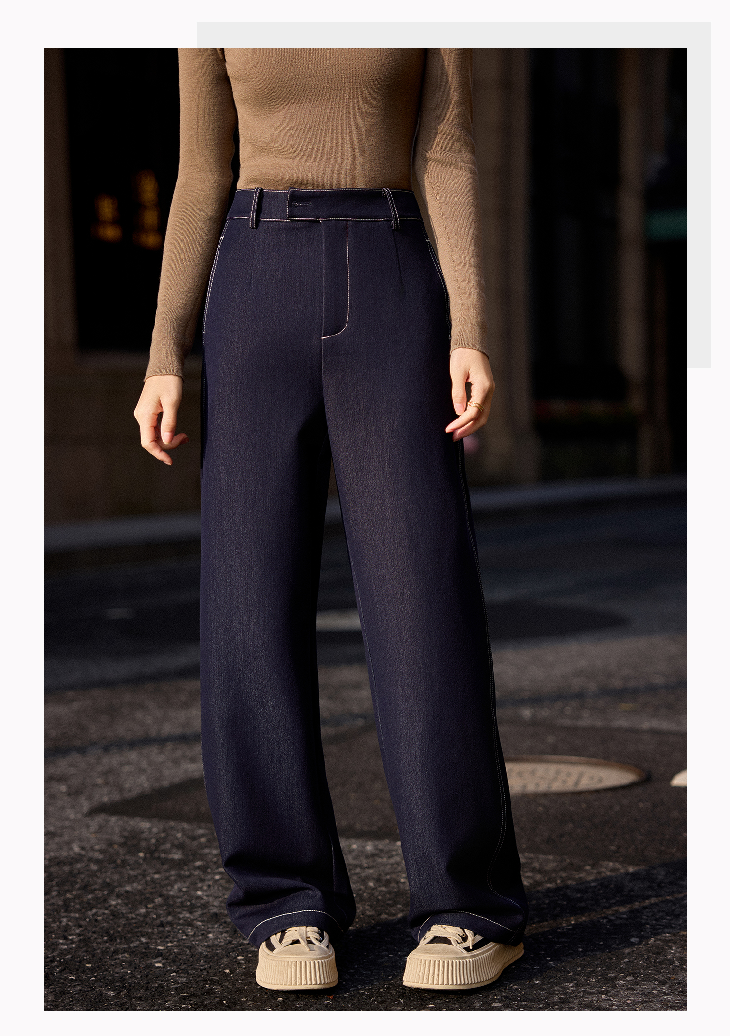 Retro Denim Blue Cover-Up for Spring 2025