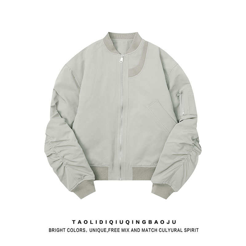 Women's Vintage Jacket Loose-Fitting Workwear Jacket Flight Suit