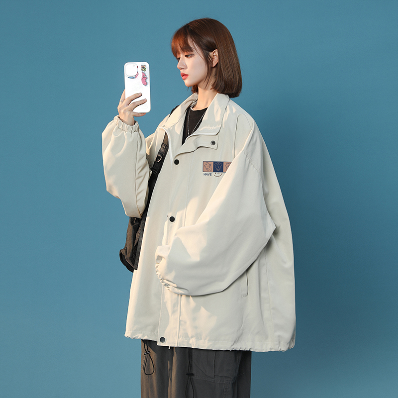 Vintage Jacket Loose Casual Jacket Parka