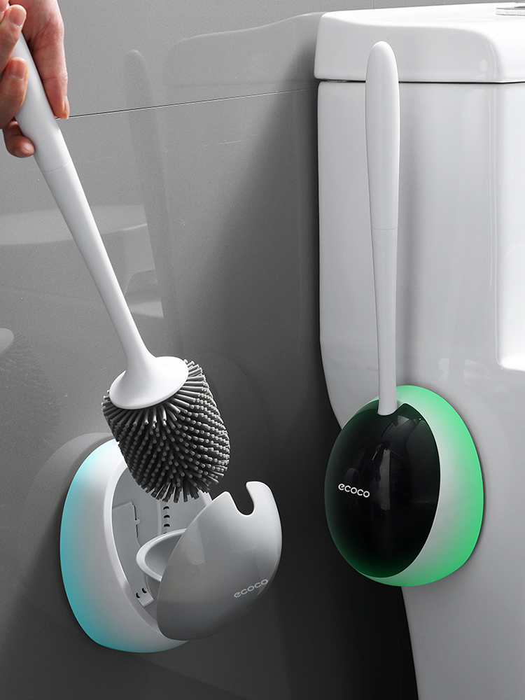 Wall-Mounted Shelves Creative Potty Chair Toilet Brush