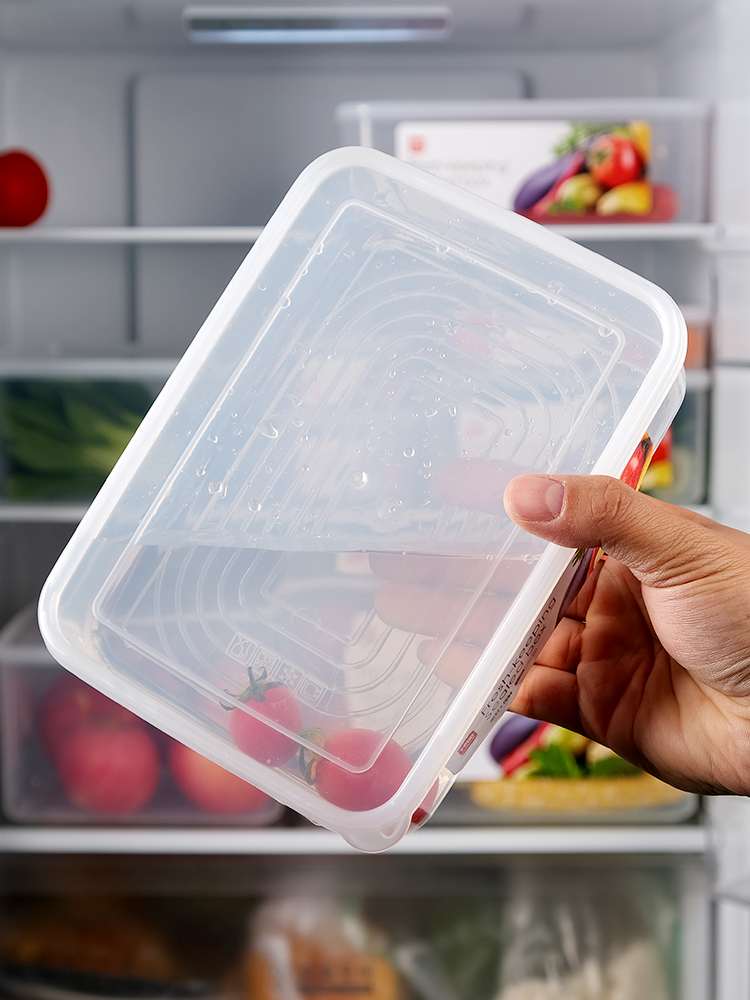 Frozen Dedicated Fresh-Keeping Box Separately Packed Case Food Grade Rectangular Organizing Box Refrigerated Storage Box in Refrigerator