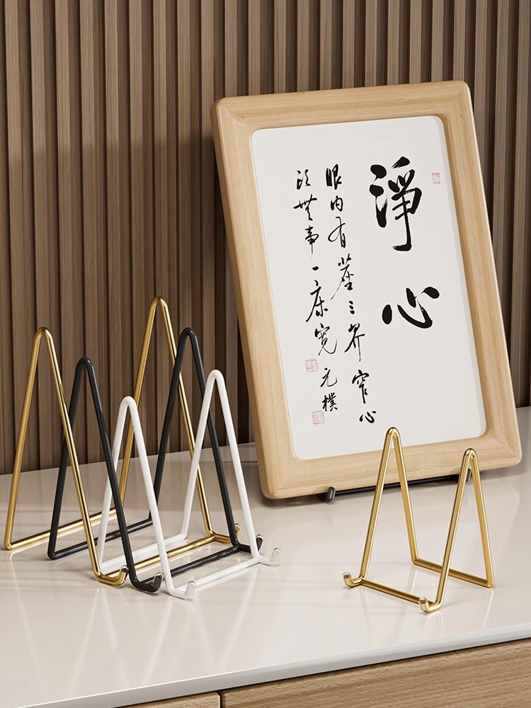 Desktop Photo Frame Support Support Medal Certificate Display Shelf Base Support Vertical Glass Photo Tablet Bracket Table Decoration