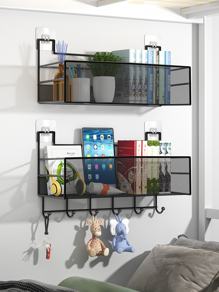 Bedside Supporter Tools for Student Dormitories Bed Hanging Basket Snack Rack Dormitory Top Bunk Bedside Sundries Storage Rack