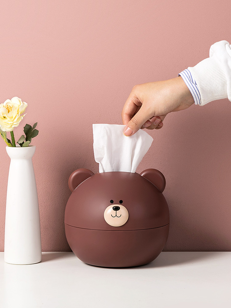 Jujiajia Living Room Coffee Table Cute Cartoon Tissue Box
