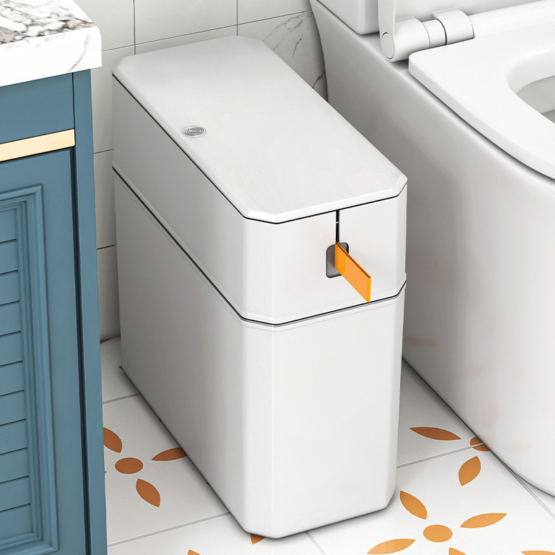 For Home Trash Can, Toilet, Toilet, New Arrival Kitchen, Automatic Packing, Bedroom, Large Capacity with Lid, Fiber Drum